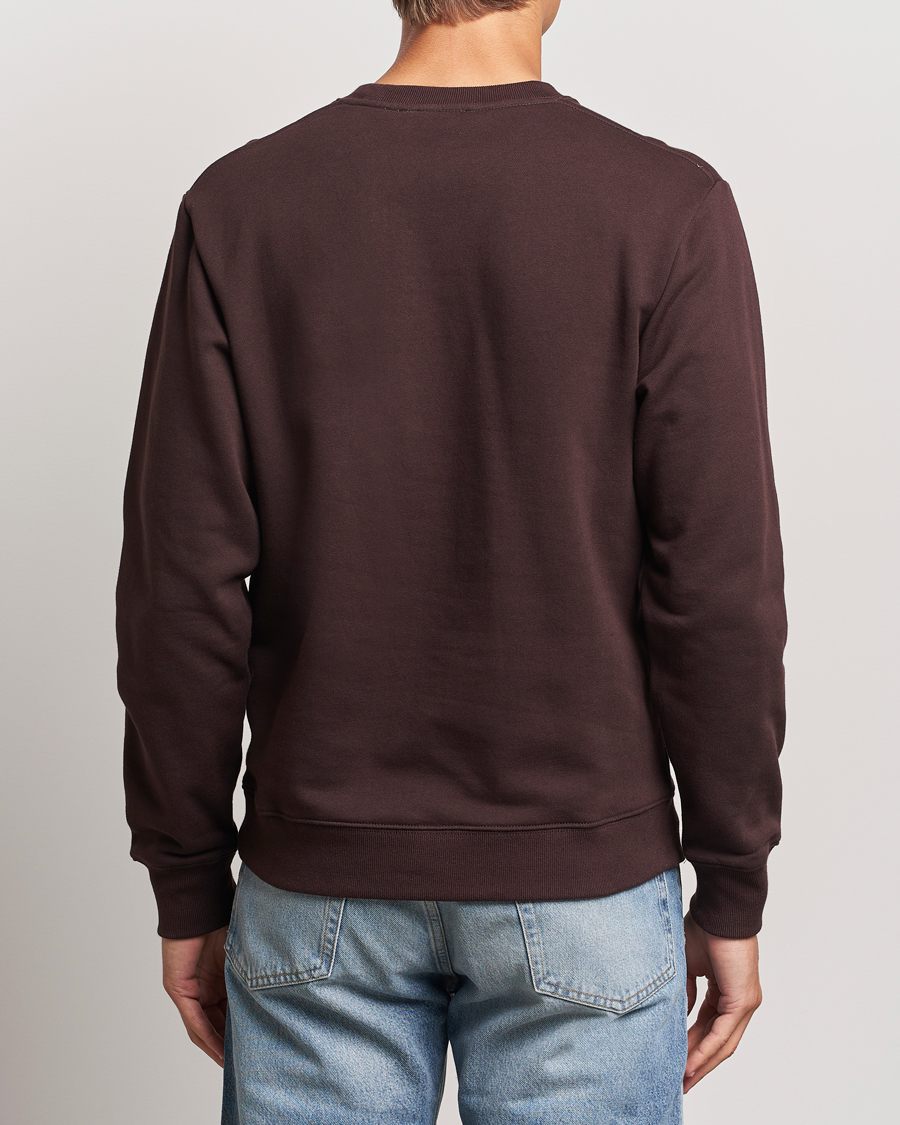 Uomini | Maglieria | Tiger of Sweden | Emerson Crew Neck Sweatshirt Dark Chocolate