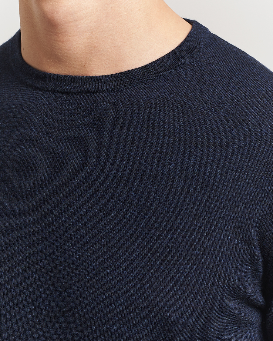 Uomini | Maglieria | Tiger of Sweden | Connor Crew Neck Pullover Light Ink