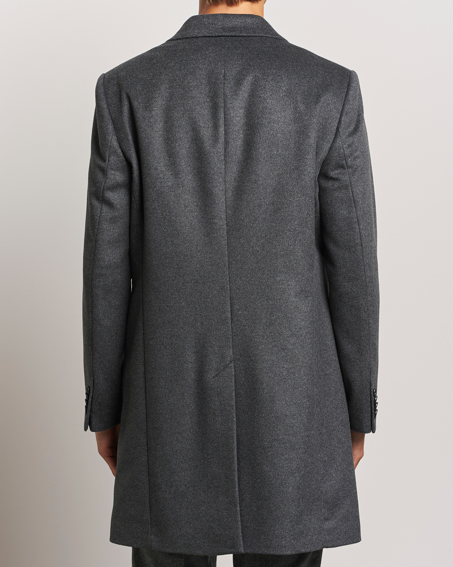 Uomini | Giacche | Tiger of Sweden | Finnan Wool/Cashmere Coat Grey Melange