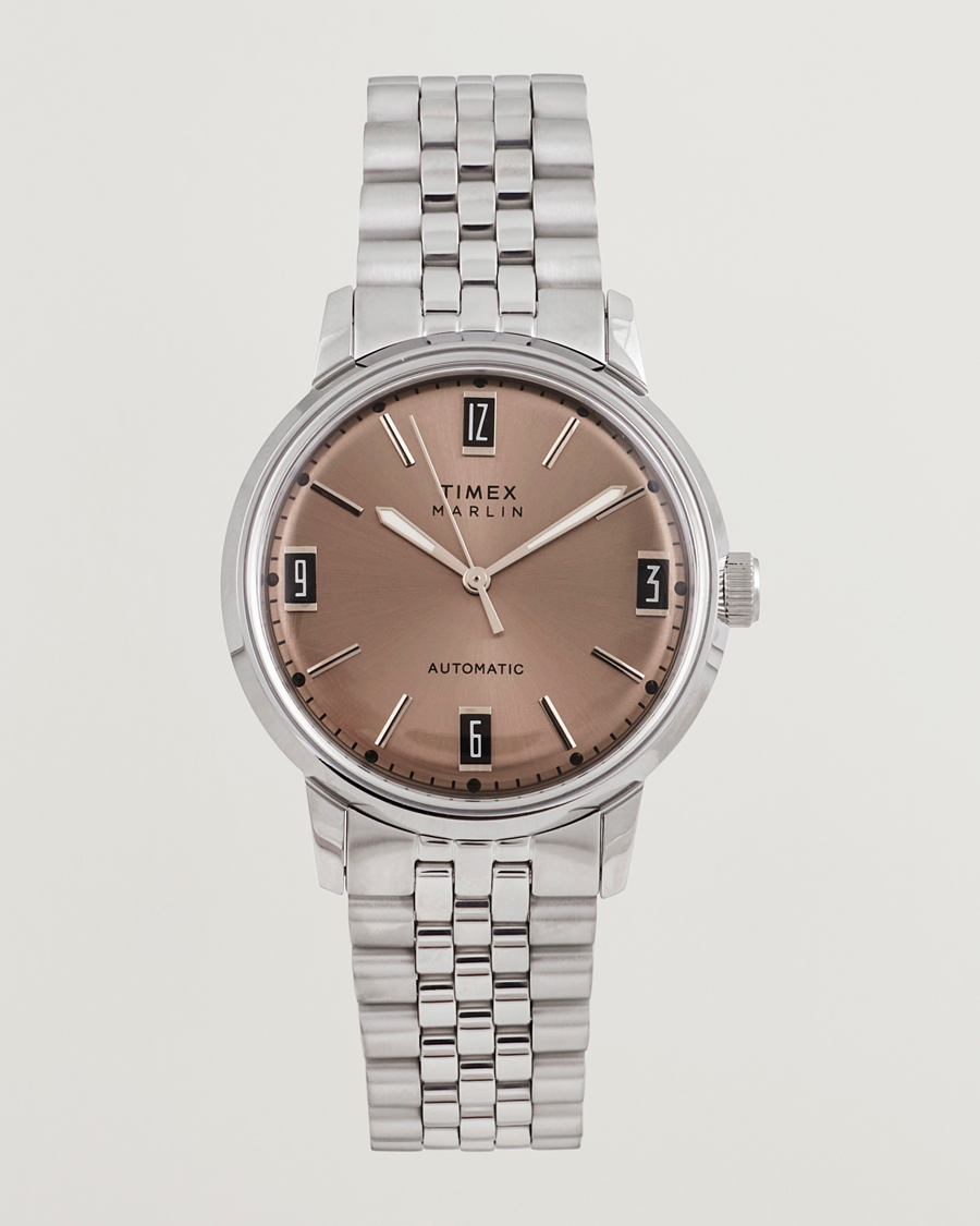 Uomini | Timex Marlin Automatic Steel 40mm Silver | Timex | Marlin Automatic Steel 40mm Silver
