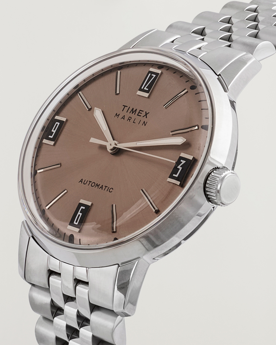 Uomini | Timex Marlin Automatic Steel 40mm Silver | Timex | Marlin Automatic Steel 40mm Silver