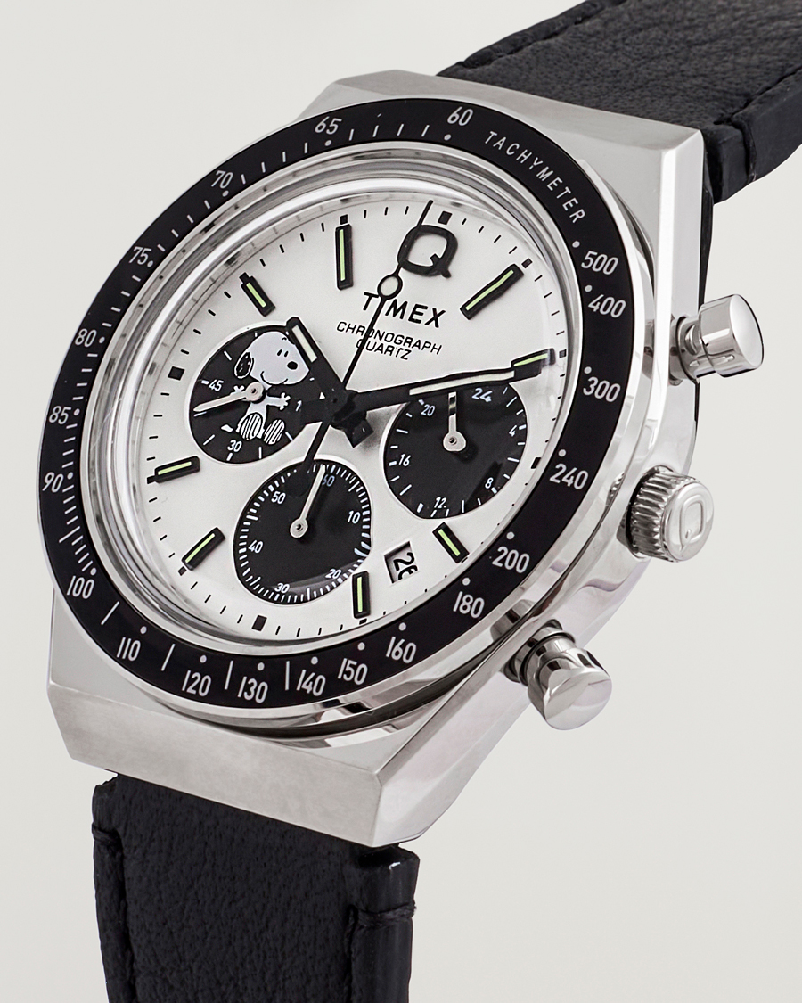 Uomini | Timex Q Timex Snoopy Chronograph 40mm White Dial | Timex | Q Snoopy Chronograph 40mm White Dial