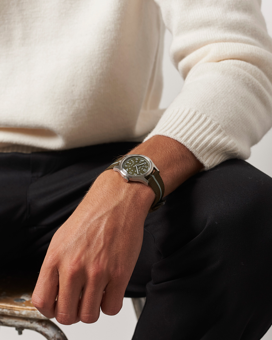 Uomini | Timex MK1 Mechanical 36mm Green Dial | Timex | MK1 Mechanical 36mm Green Dial
