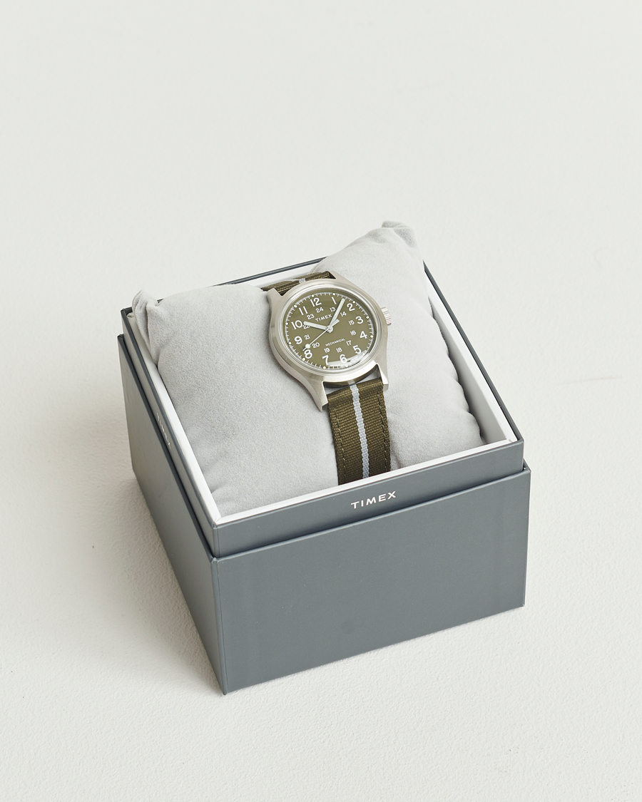 Uomini | Timex MK1 Mechanical 36mm Green Dial | Timex | MK1 Mechanical 36mm Green Dial
