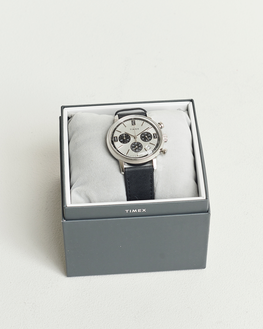 Uomini | Timex Marlin Chrono Tachymeter 40mm Silver Dial | Timex | Marlin Chrono Tachymeter 40mm Silver Dial