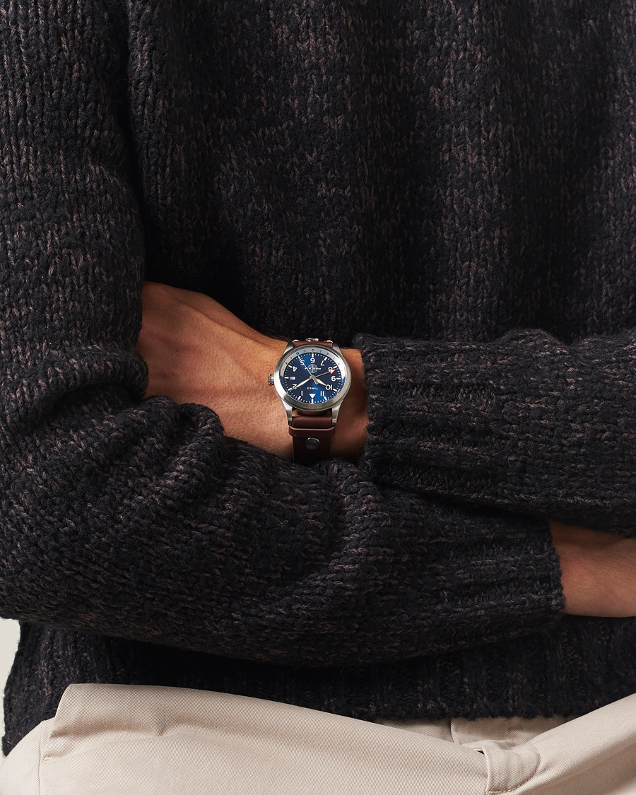 Uomini | Timex Pan Am GMT Stainless Steel 39mm Blue Dial | Timex | Pan Am GMT Stainless Steel 39mm Blue Dial