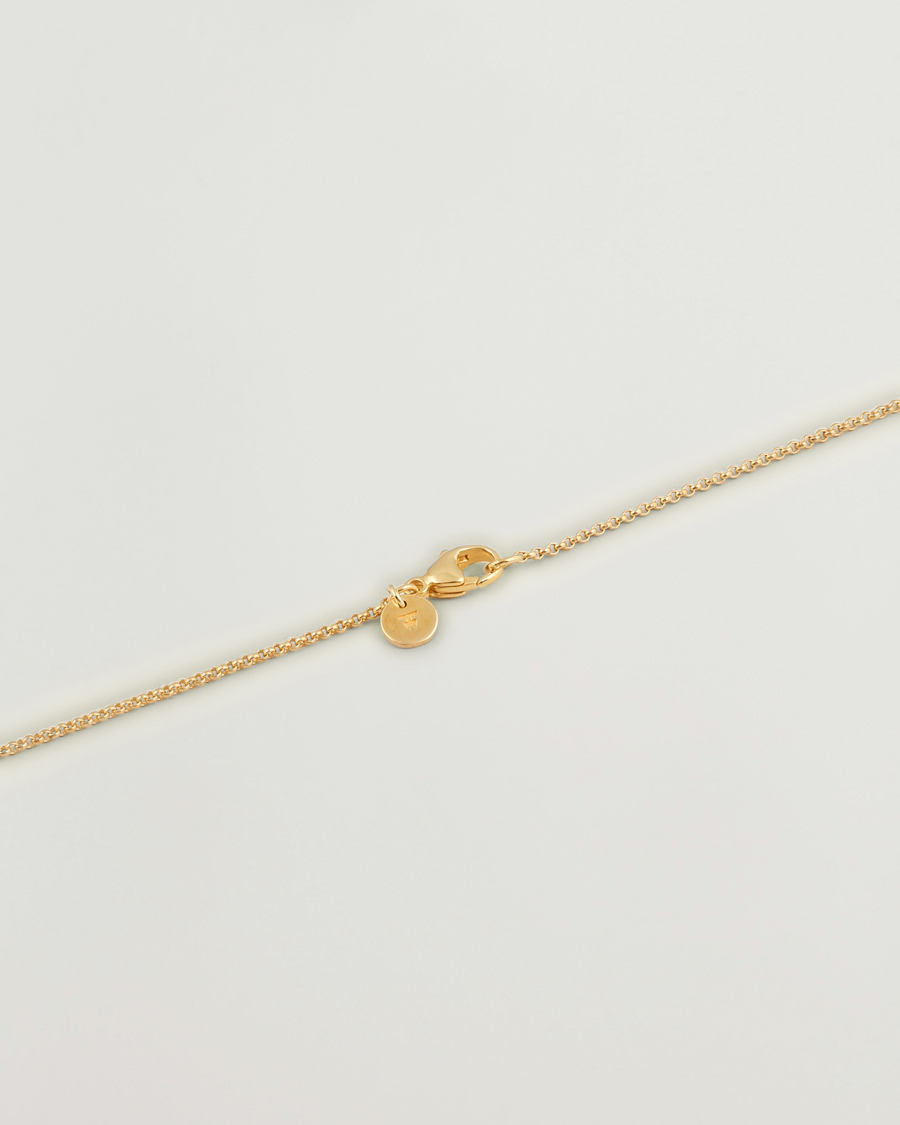 Uomini | Tom Wood Cushion Pendant Tiger Eye Gold | Tom Wood | Cushion Pendant Tiger Eye Gold