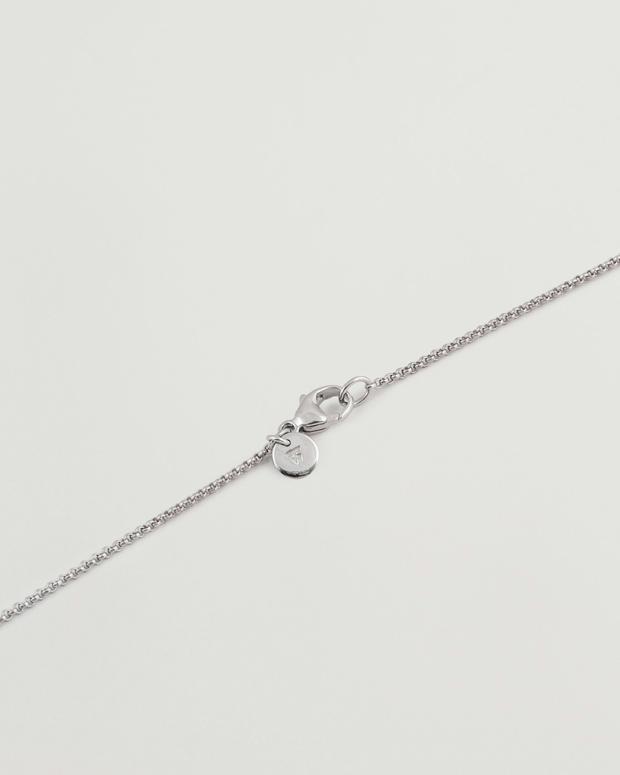 Uomini | Gioielli | Tom Wood | Cushion Pendant Onyx Silver