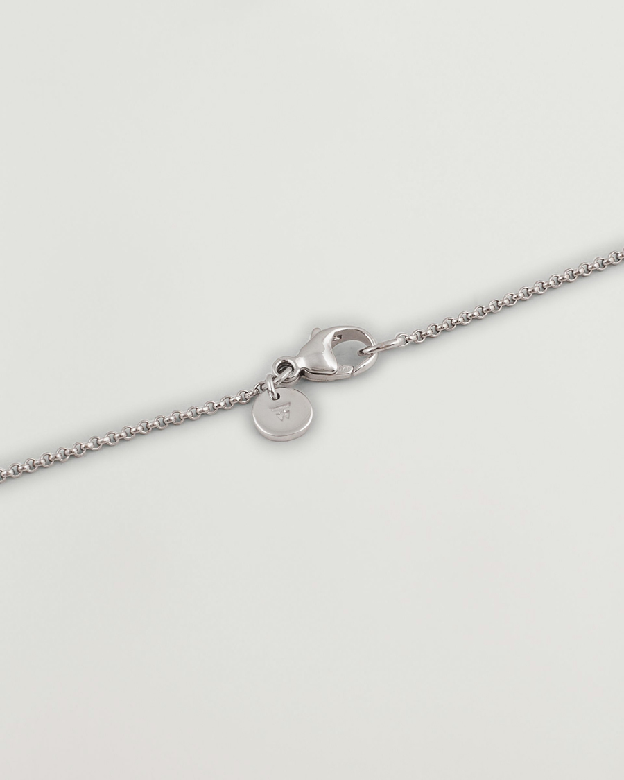 Uomini | Gioielli | Tom Wood | Cushion Pendant Tiger Eye Silver