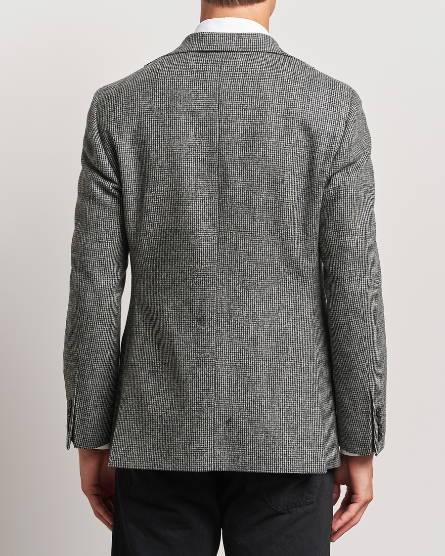 Uomini | Blazers | Walker Slater | Edward Lambswool Pepita Blazer Grey/Black