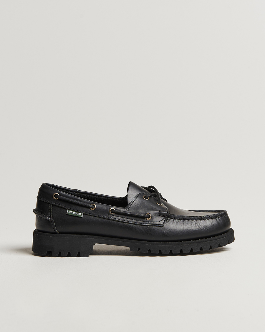 Uomini | Mocassini | Sebago | Ranger Waxy Leather Loafer Total Black