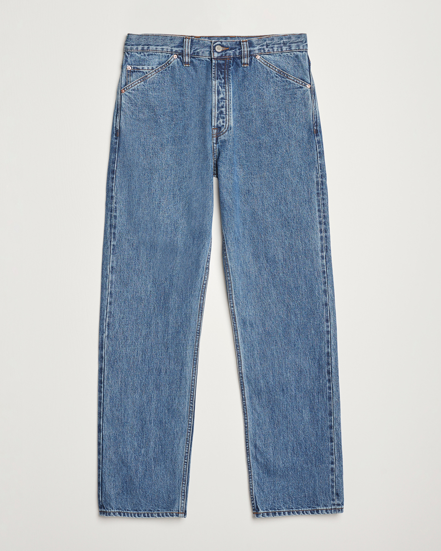 Uomini | Pantaloni | Drake's | 5-Pocket Japanese Selvedge Jeans Bleach
