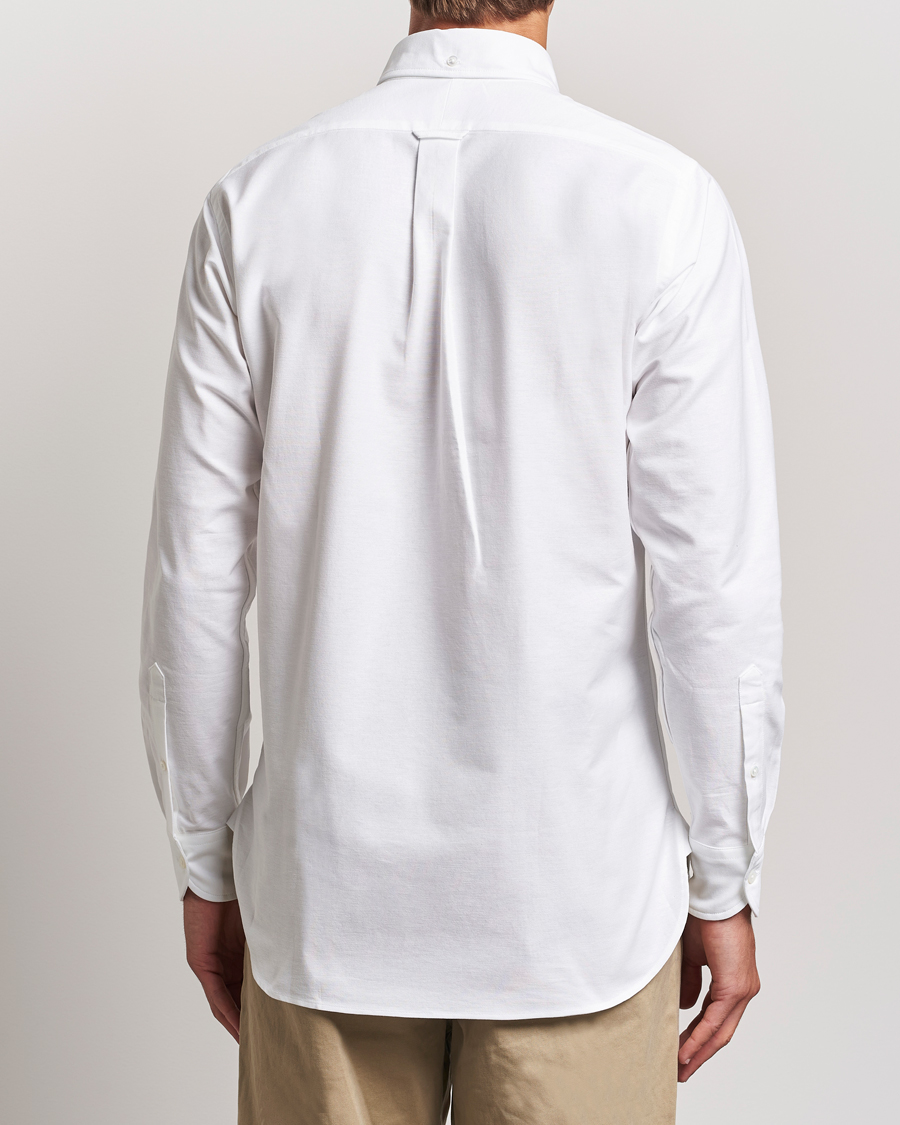 Uomini | Camicie | Drake's | Button Down Oxford Shirt White