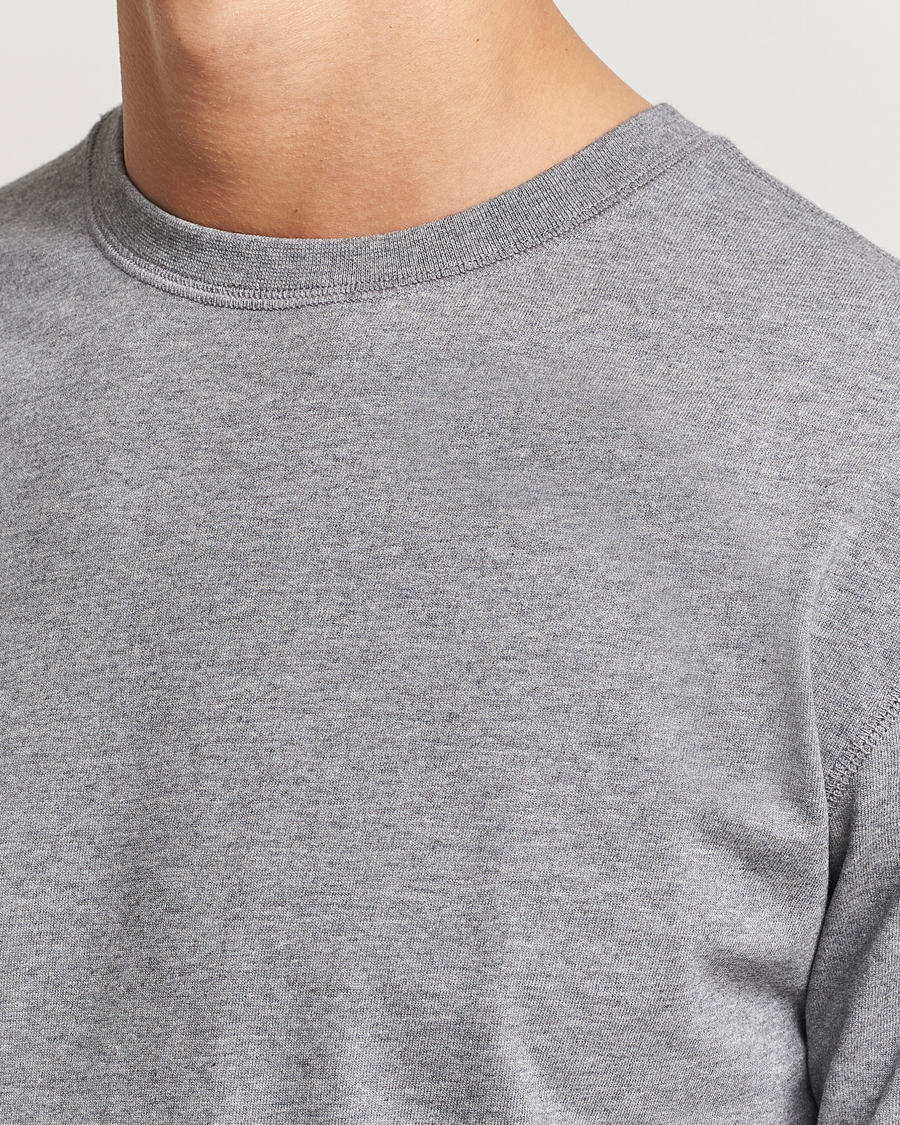 Uomini | T-shirt | Drake's | Short Sleeve Hiking T-Shirt Grey