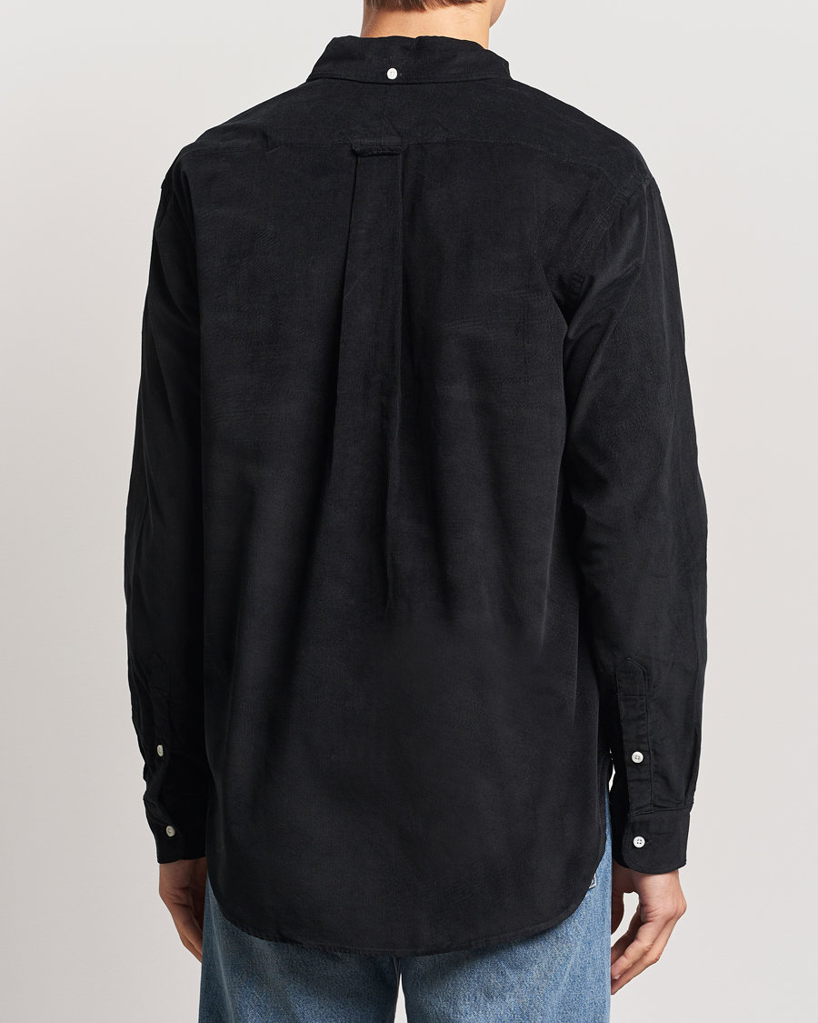 Uomini | Camicie | Gitman Vintage | Button Down Corduroy Shirt Black