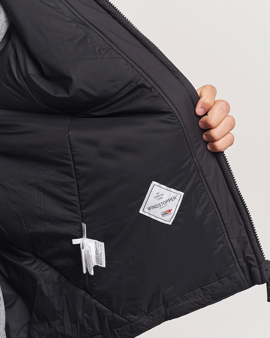 Uomini | Giacche | Goldwin | GORE-TEX Windstopper Puffy Jacket Black