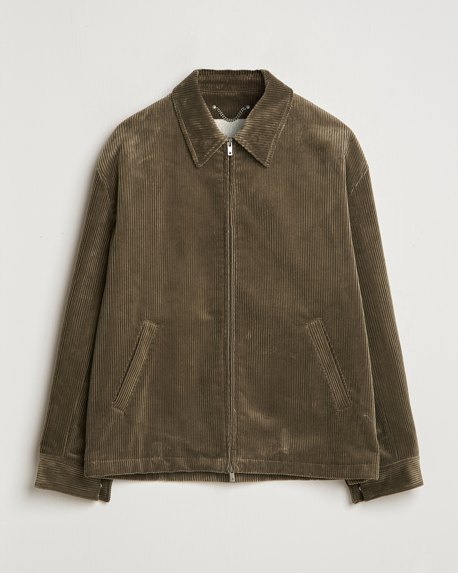 Uomini | Giacche | Golden Goose | Corduroy Jacket Dark Green