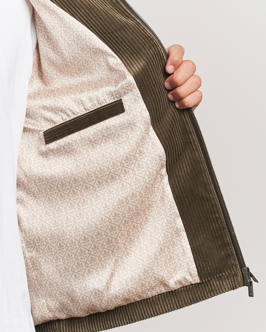 Uomini | Giacche | Golden Goose | Corduroy Jacket Dark Green