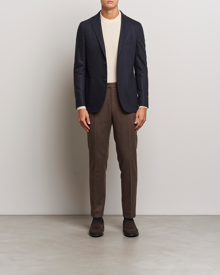 Uomini | Blazers | Incotex | Wool/Cashmere Blazer Navy