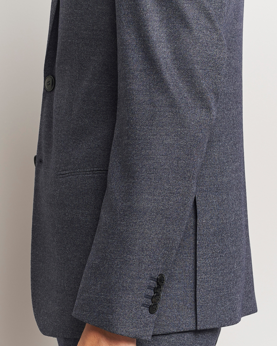 Uomini | Abiti | Giorgio Armani | Soho Wool/Cashmere Flannel Suit Navy Melange
