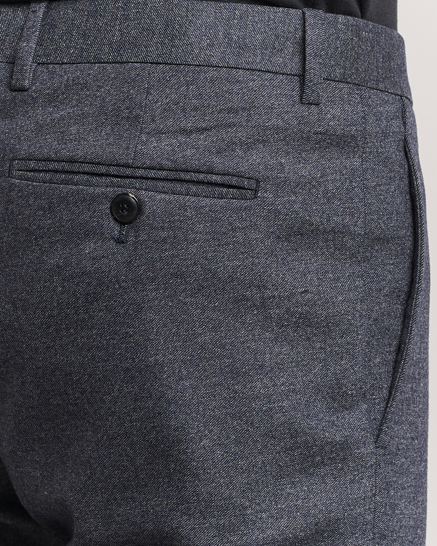 Uomini | Abiti | Giorgio Armani | Soho Wool/Cashmere Flannel Suit Navy Melange