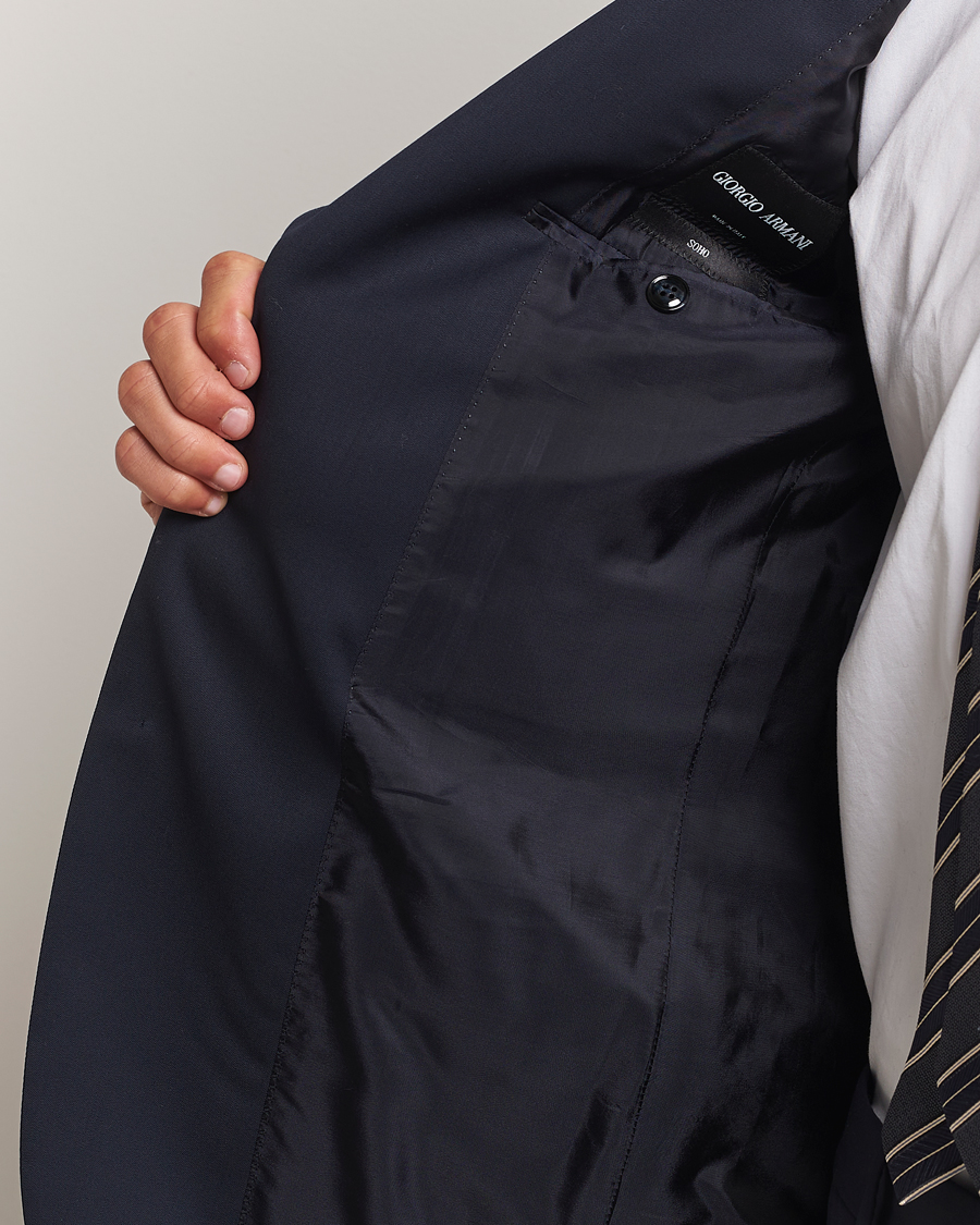 Uomini | Abiti | Giorgio Armani | Soho Virgin Wool Suit Navy