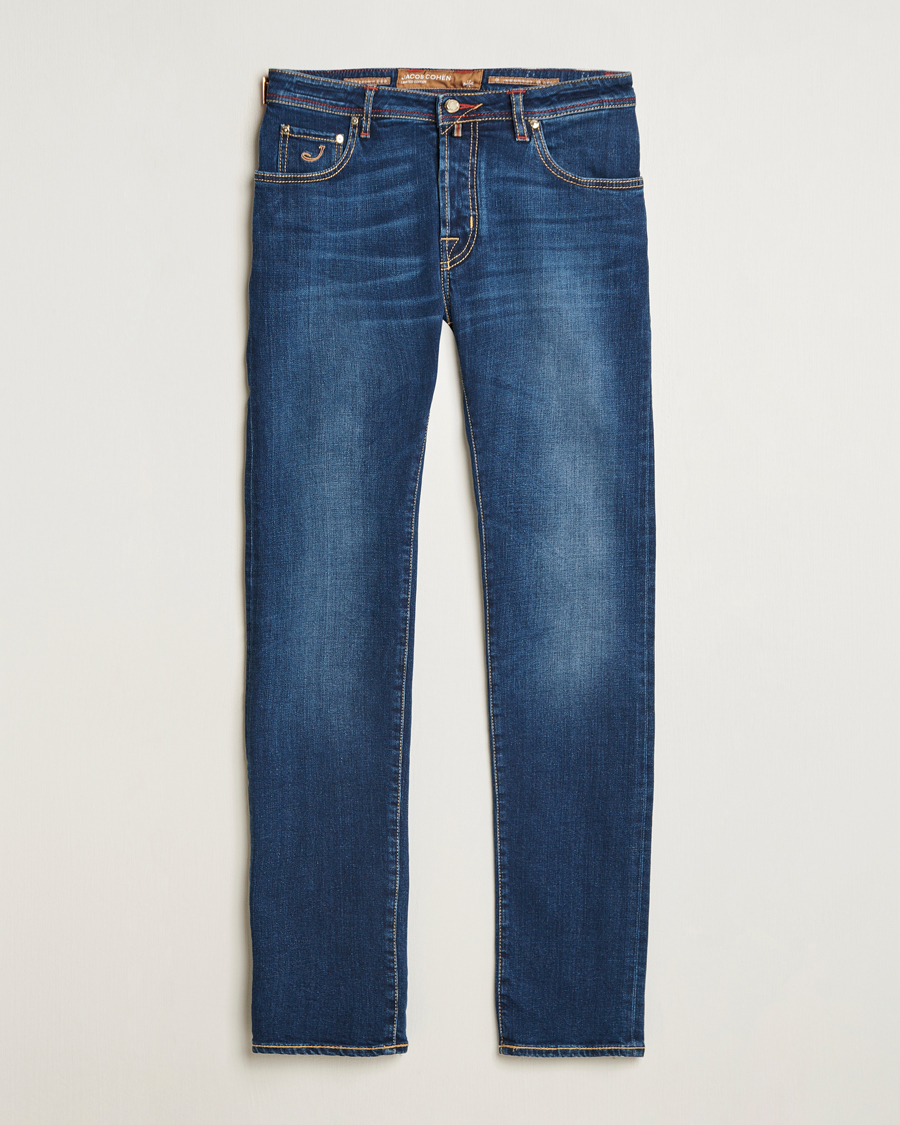 Uomini | Jeans | Jacob Cohën | Nick Limited Edition Slim Fit Jeans Mid Blue