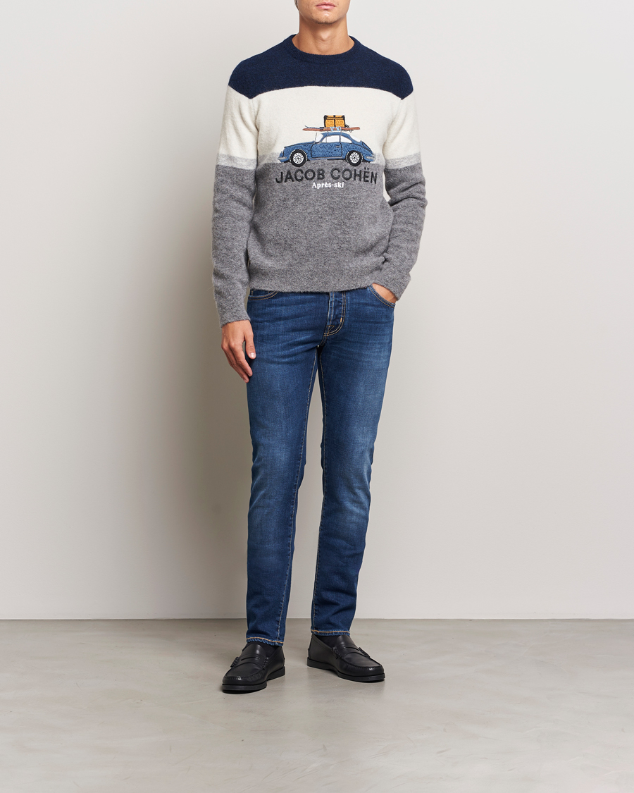 Uomini | Jeans | Jacob Cohën | Nick Limited Edition Slim Fit Jeans Mid Blue