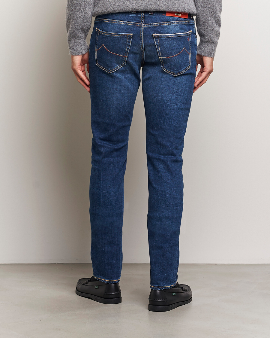 Uomini | Jeans | Jacob Cohën | Nick Limited Edition Slim Fit Jeans Mid Blue