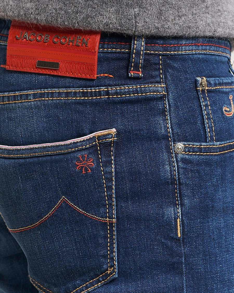 Uomini | Jeans | Jacob Cohën | Nick Limited Edition Slim Fit Jeans Mid Blue