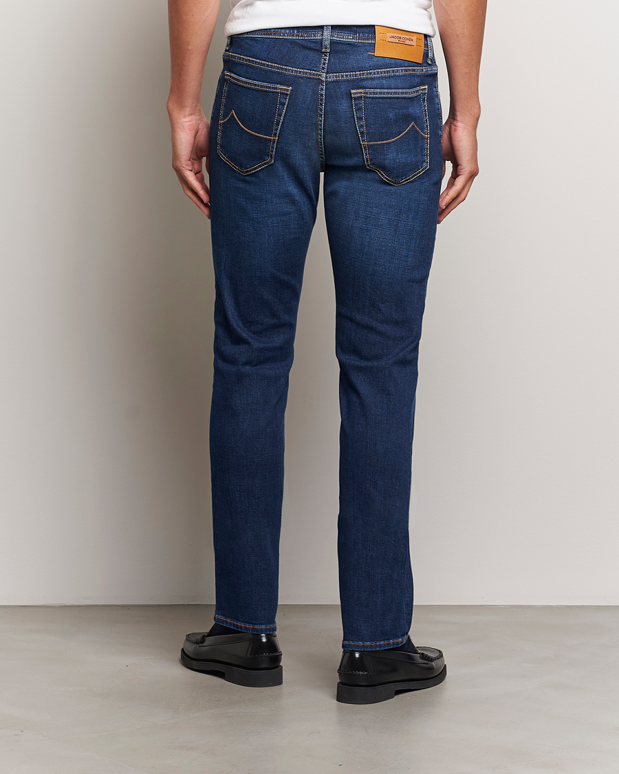 Uomini | Jeans | Jacob Cohën | Bard Slim Fit Stretch Jeans Mid Blue