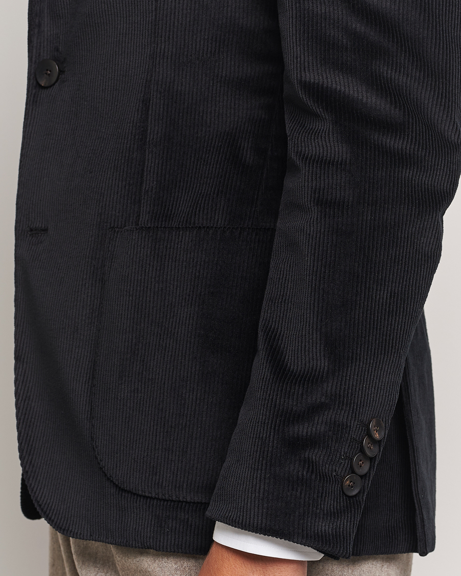 Uomini | Blazers | Lardini | Corduroy Blazer Black