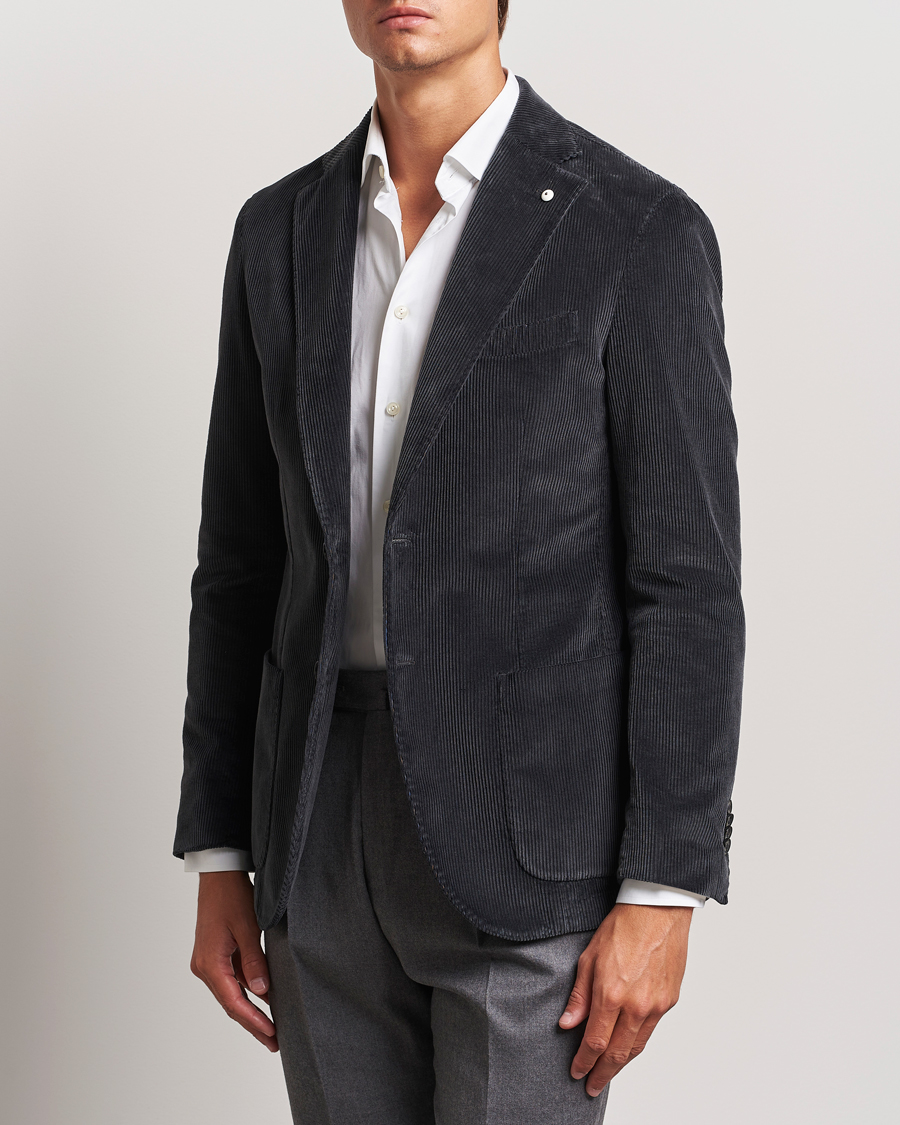 Uomini | Blazers | L.B.M. 1911 | Jack Corduroy Blazer Grey