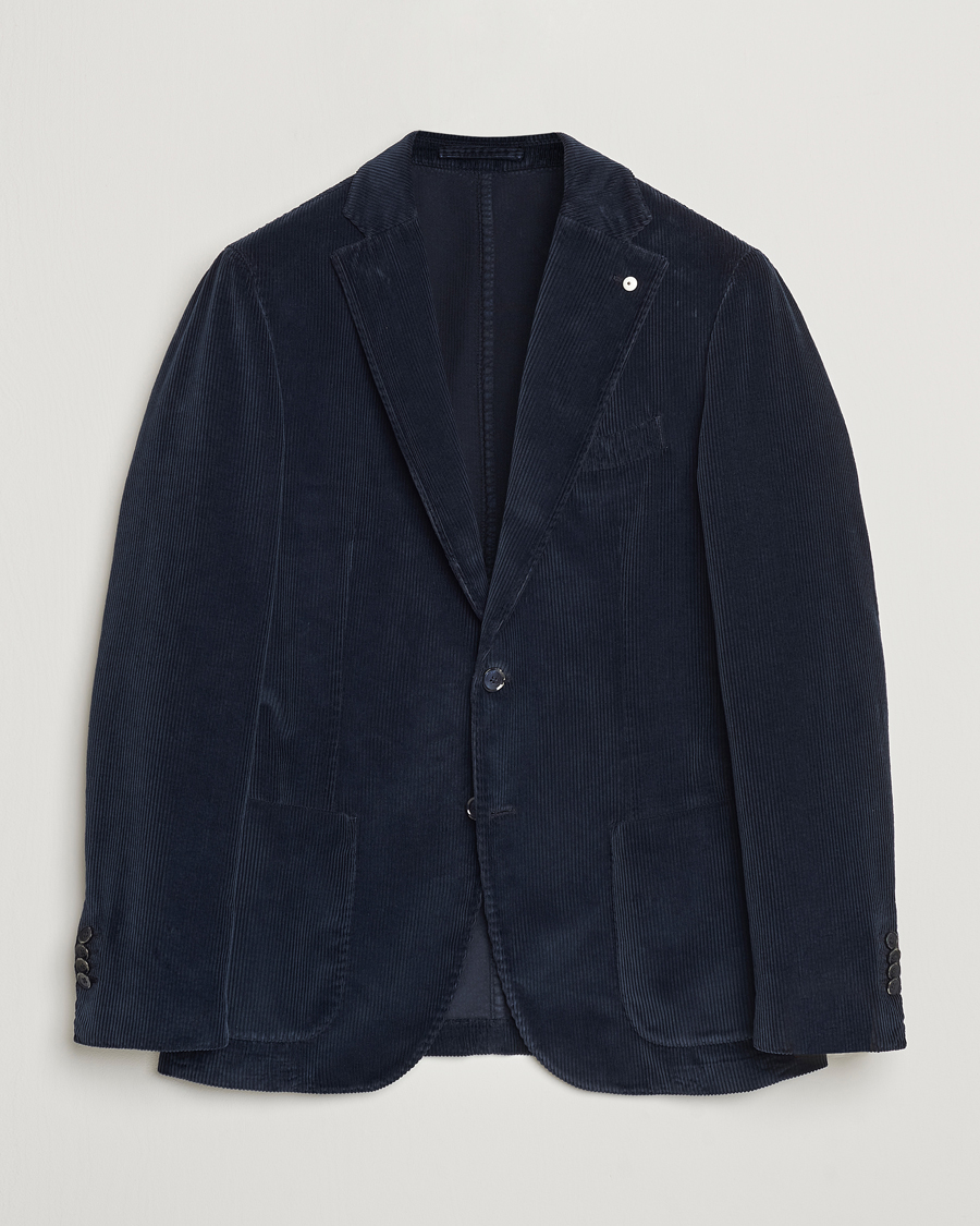 Uomini | Blazers | L.B.M. 1911 | Jack Corduroy Blazer Navy