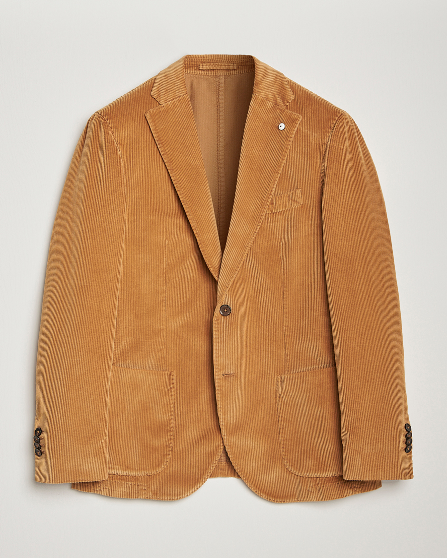 Uomini | Blazers | L.B.M. 1911 | Jack Corduroy Blazer Light Brown