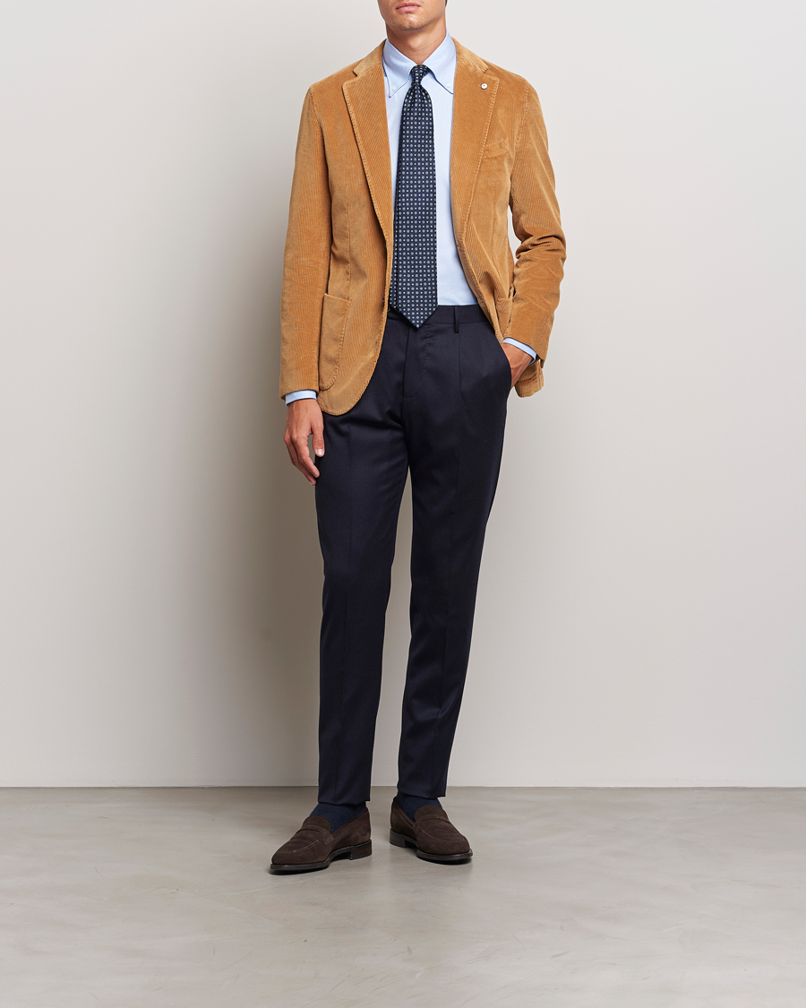Uomini | Blazers | L.B.M. 1911 | Jack Corduroy Blazer Light Brown