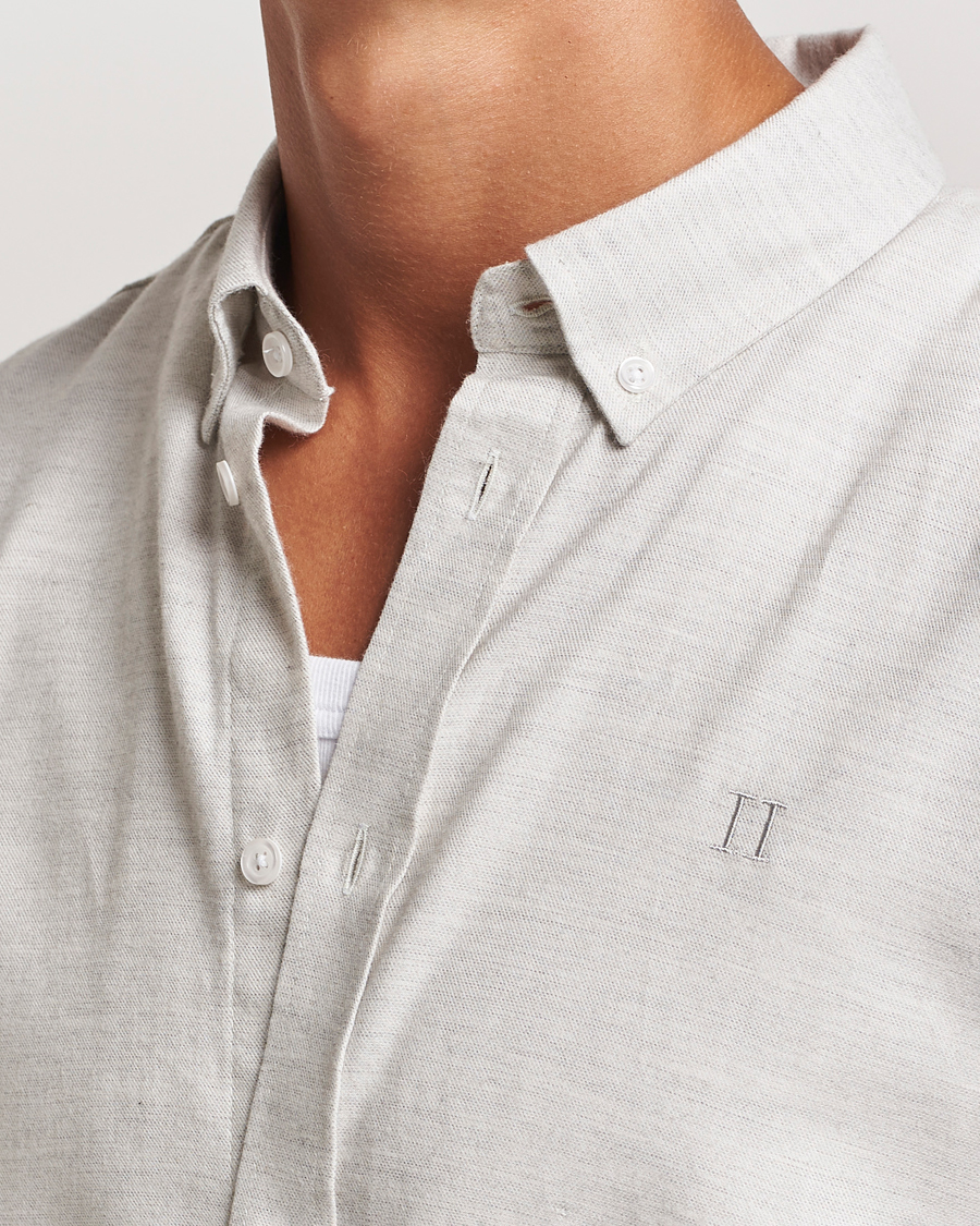 Uomini | Camicie | LES DEUX | Dessert Reg Shirt Snow Melange