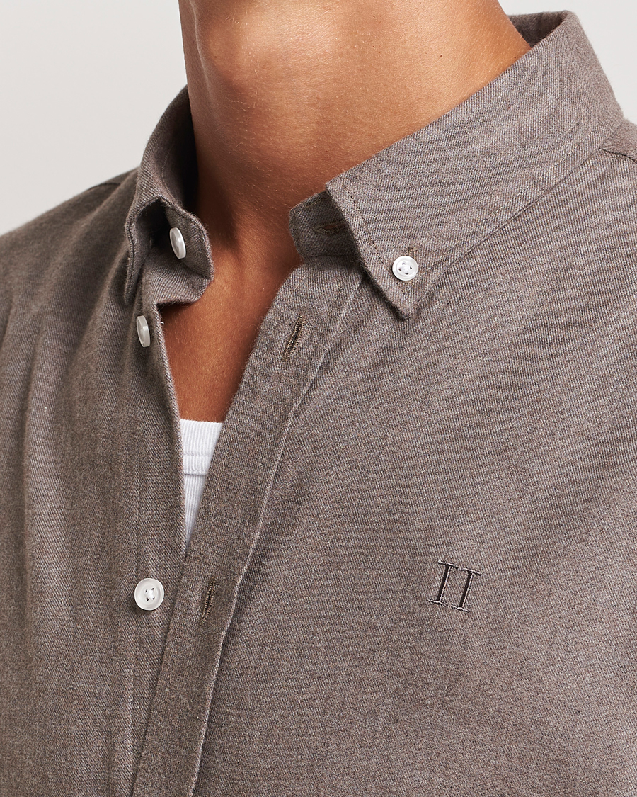 Uomini | Camicie | LES DEUX | Dessert Reg Shirt Mountain Grey Melange