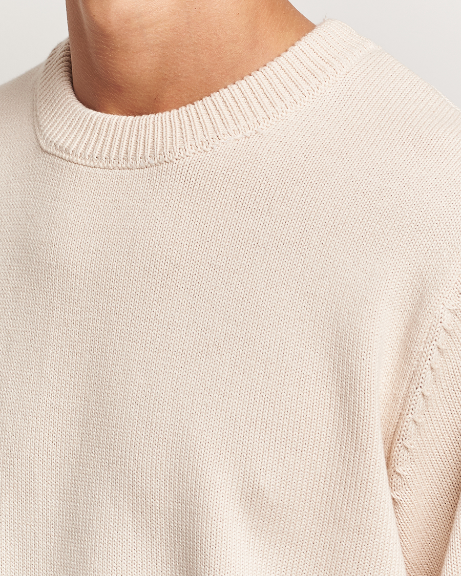 Uomini | Maglieria | LES DEUX | Gary Cotton Knit 2.0 Ivory