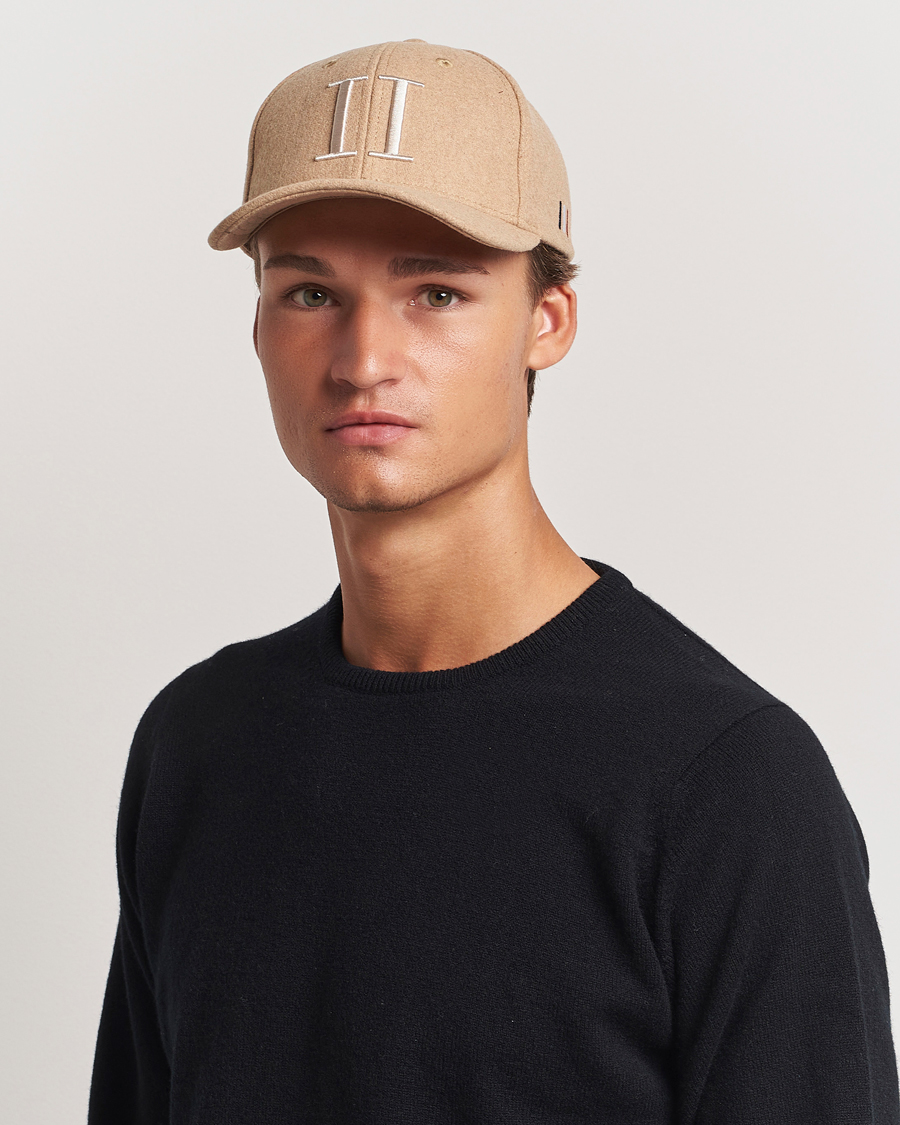 Uomini | Les Deux Encore Wool Baseball Cap Dark Sand Melange | LES DEUX | Encore Wool Baseball Cap Dark Sand Melange