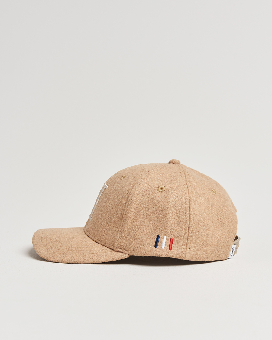 Uomini | Les Deux Encore Wool Baseball Cap Dark Sand Melange | LES DEUX | Encore Wool Baseball Cap Dark Sand Melange