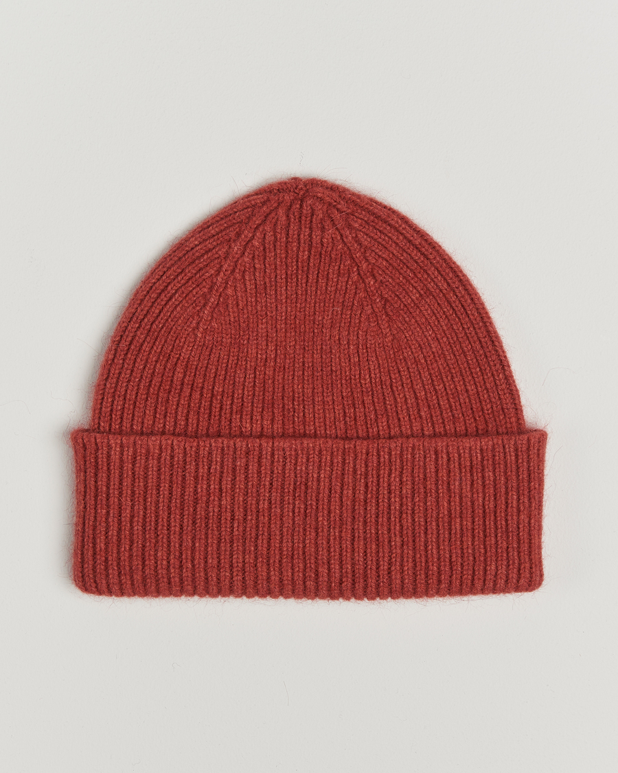 Uomini | Berretti | Le Bonnet | Lambswool/Caregora Beanie Terra