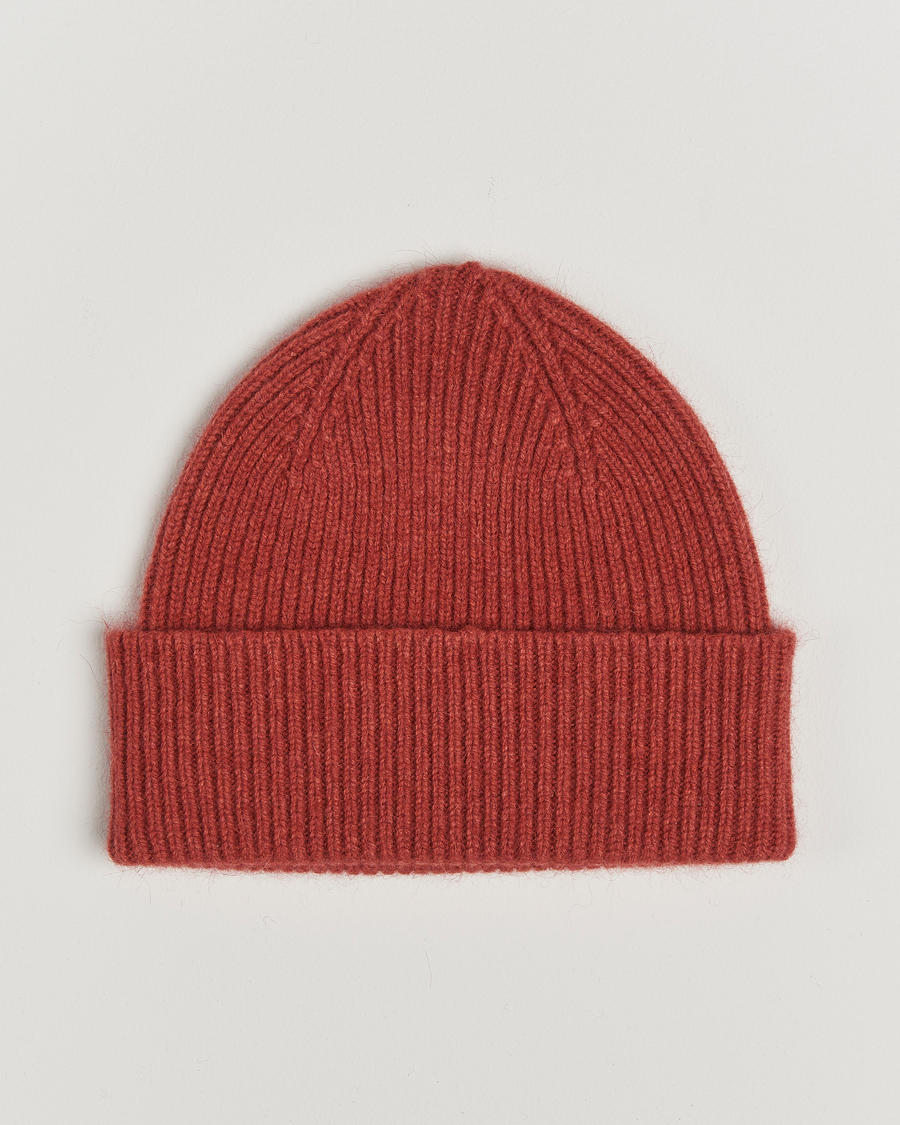 Uomini | Berretti | Le Bonnet | Lambswool/Caregora Beanie Terra