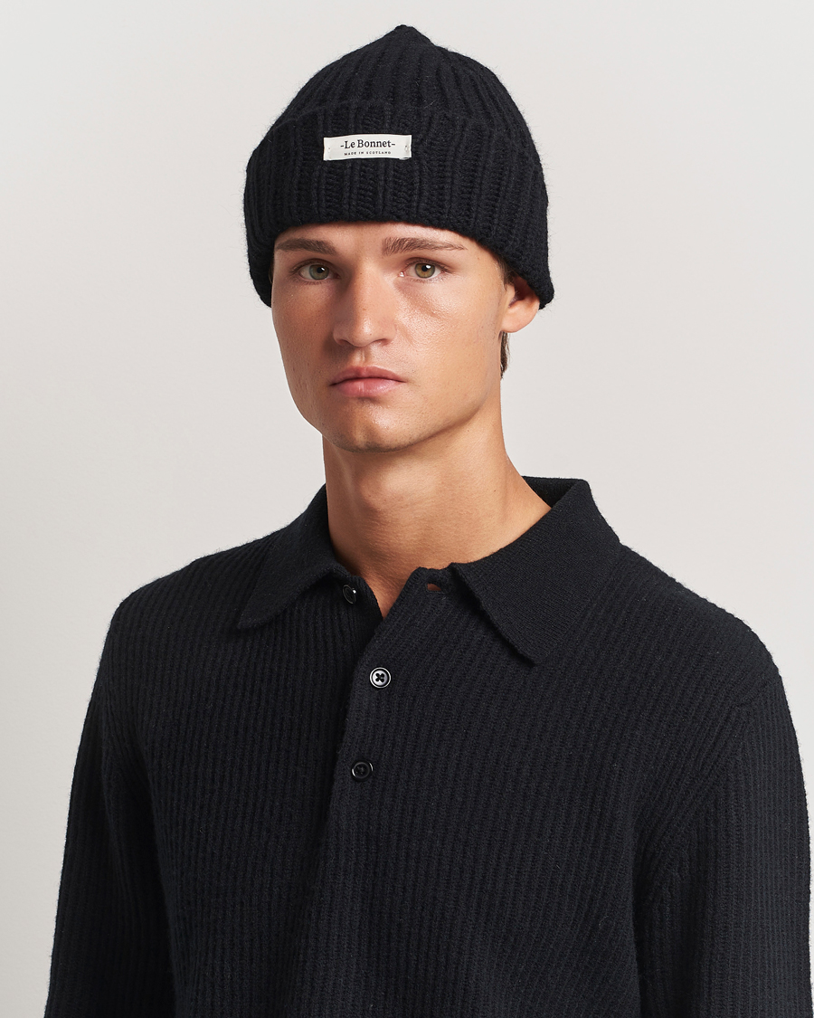 Uomini | Berretti | Le Bonnet | Le Grand Logo Onyx