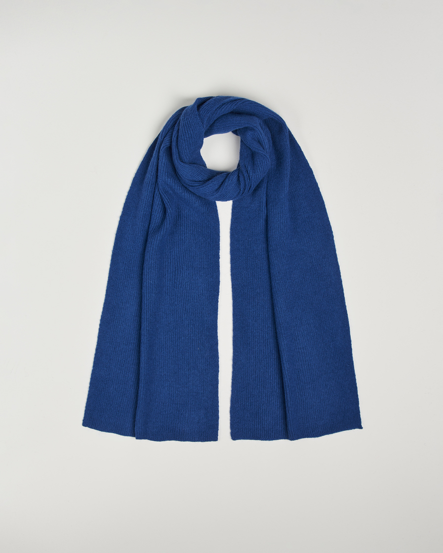 Uomini | Sciarpe | Le Bonnet | Lambswool/Caregora Scarf Marin