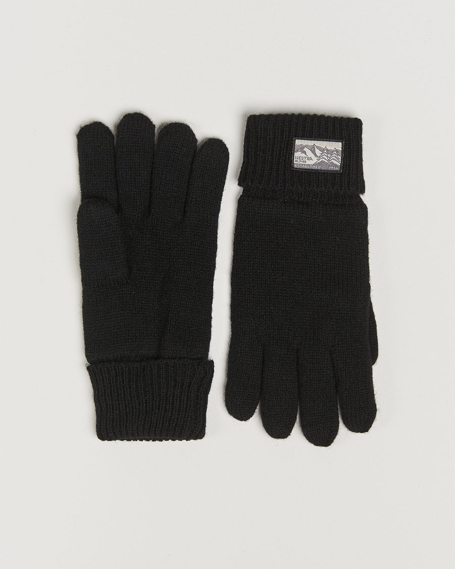 Uomini | Hestra Raggwool Glove Black | Hestra | Raggwool Glove Black