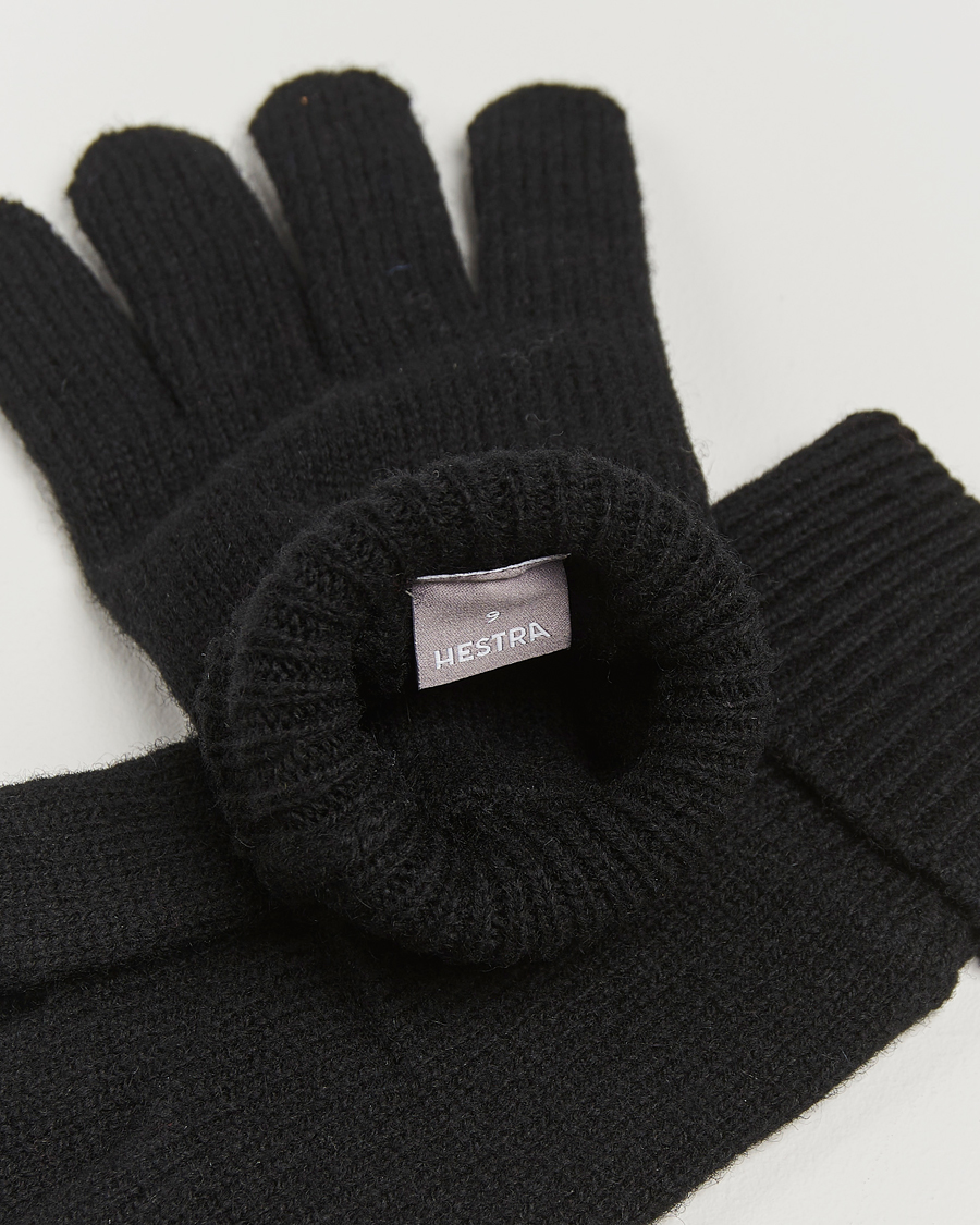 Uomini | Hestra Raggwool Glove Black | Hestra | Raggwool Glove Black