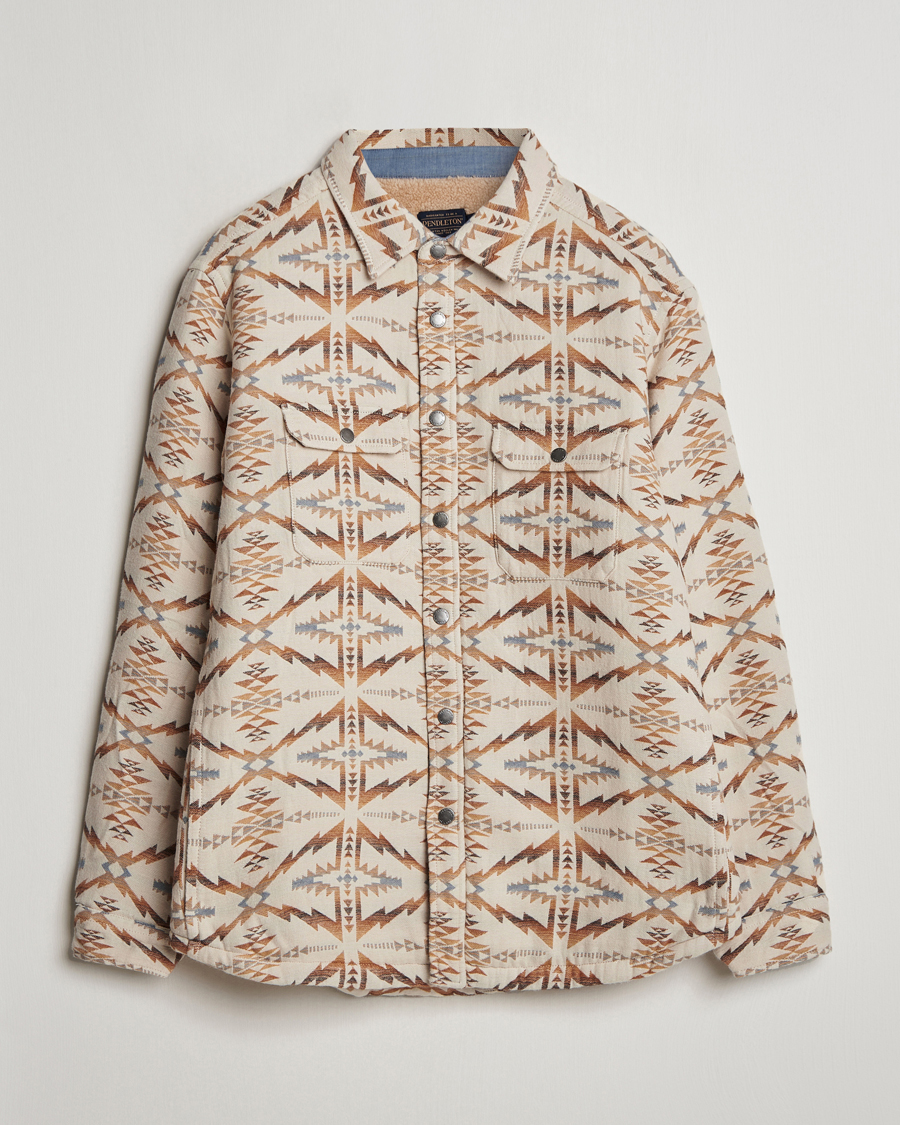 Uomini | Giacche | Pendleton | Bay City Teddy Lined Shirt Jacket Trapper Peak