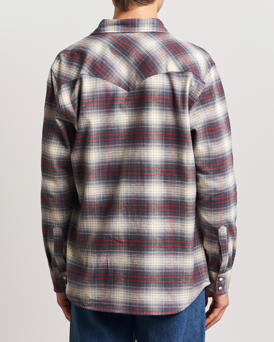 Uomini | Camicie | Pendleton | Wyatt Flannel Shirt Navy Plaid