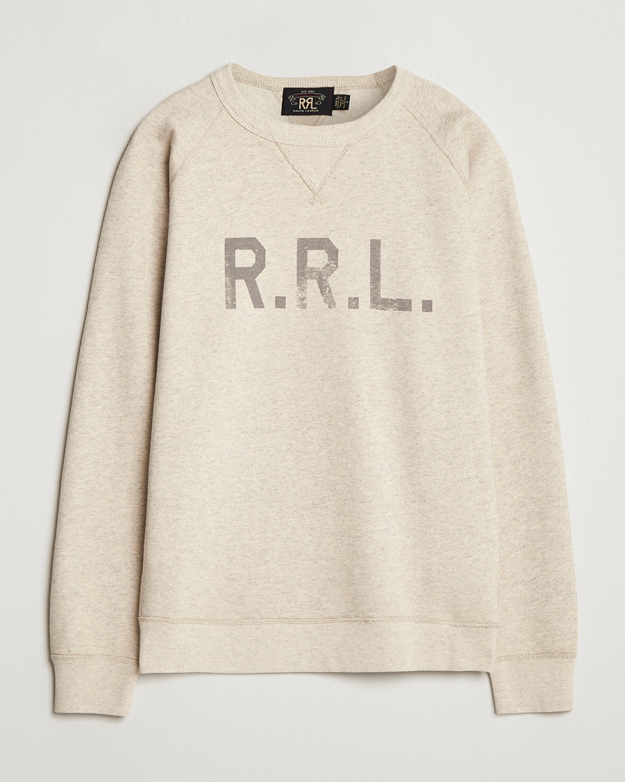 Uomini | Maglieria | RRL | Raglan Sleeve Sweatshirt Oatmeal Heather